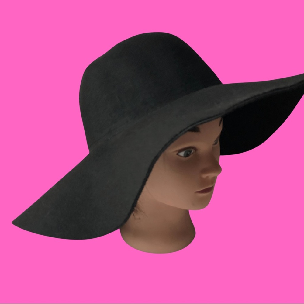 Boho floppy felt hat